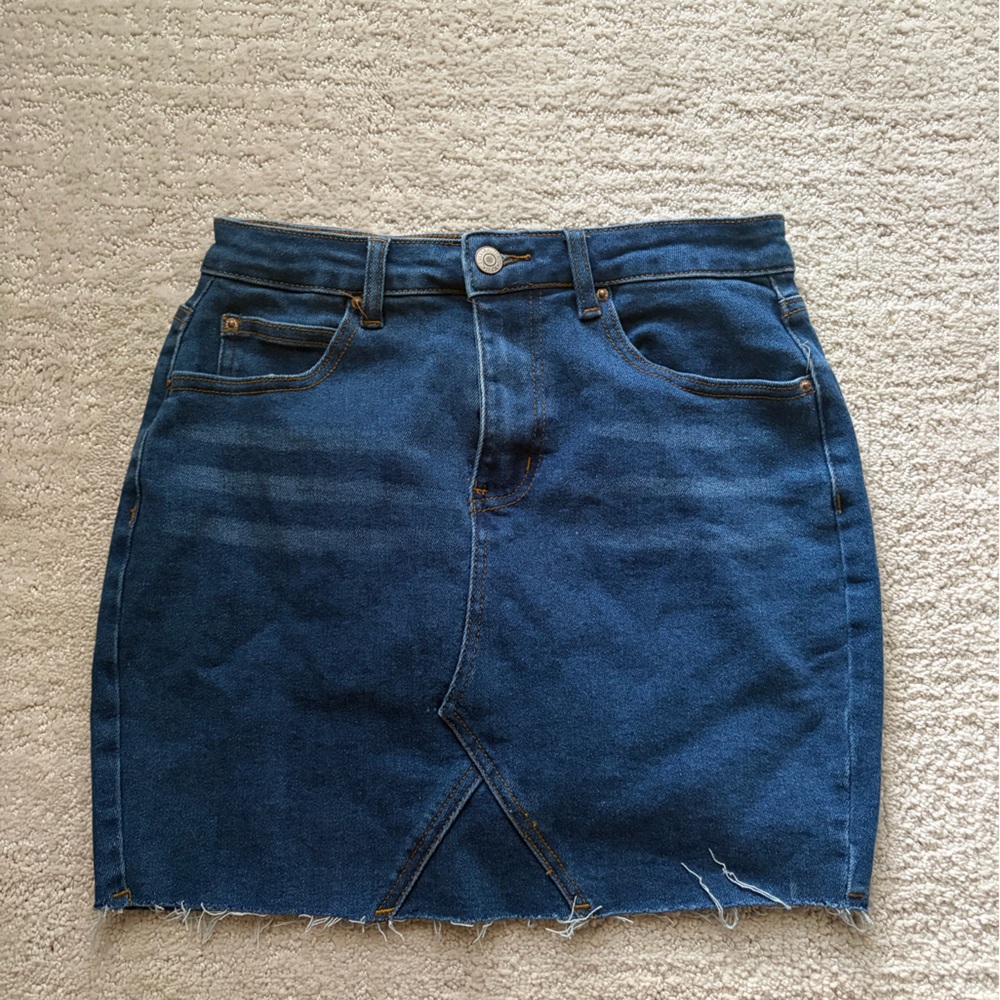 Women's Blue Denim Skirt